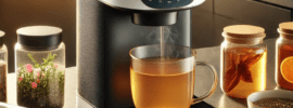 a modern smart tea brewer and teas