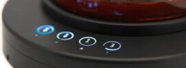 viante smart tea maker controls closeup
