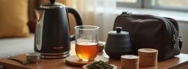 travel tea setup